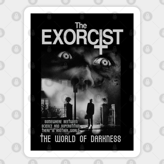 The Exorcist, Classic Horror, (Version 1) Magnet by The Dark Vestiary